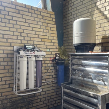 اجرای سیستم تصفیه آب نیمه صنعتی ​​​​​​​در شهرک صنعتی آق قلا