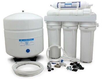 دستگاه تصفیه آب خانگی زیر سینکی با لوازم جانبی و فیلترهای تصفیه آب